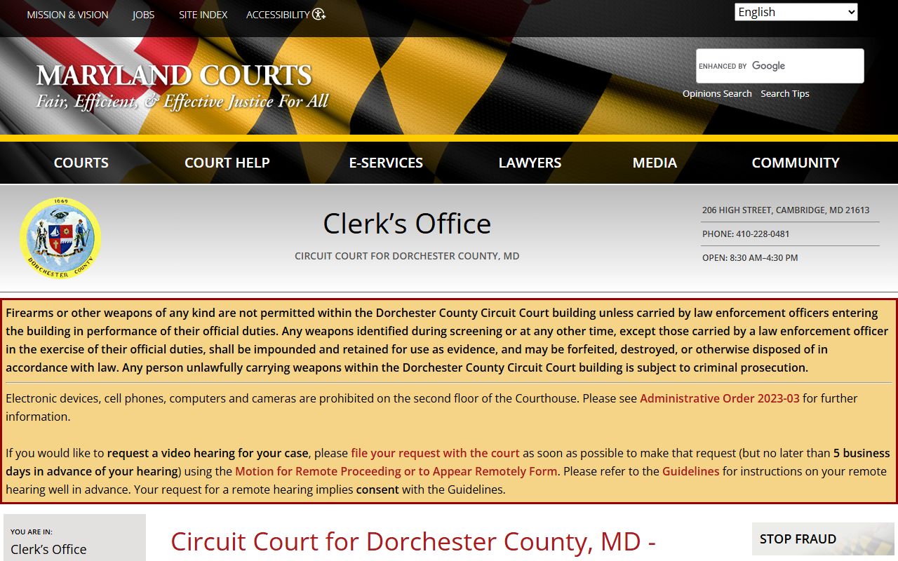 Dorchester County bankruptcy records court clerk information